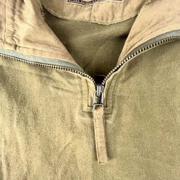 North River Outfitters Men's XL 1/4 Zip Pullover Sweatshirt Cotton Brown - Picture 3 of 9